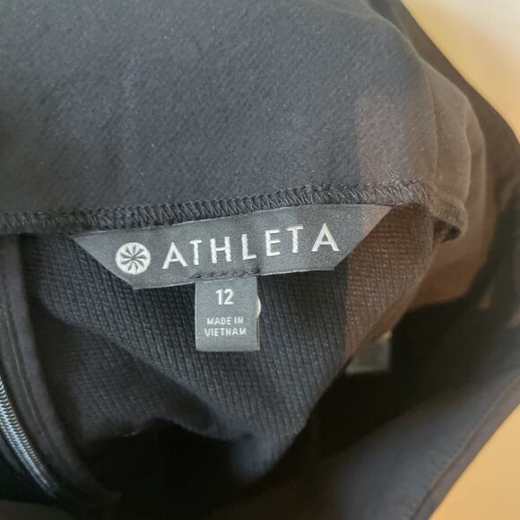 NWT Athleta Wander Slim Straight Crop Dress Pants Size 12 Women’s Black - Picture 5 of 9